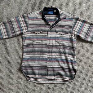 Pendleton Multicolor Striped Button Down Shirt